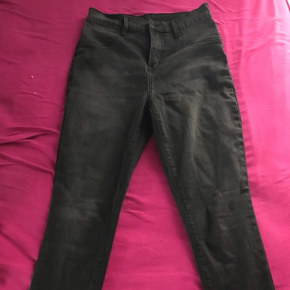 Grayish black skinny jeans